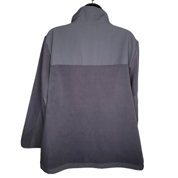 Catherines gray fleece full zip jacket coat size 1x (18/20) - Picture 2 of 7